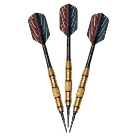 Viper Elite Brass Soft Tip Darts (Color: Black, size: 18 Grams)