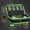 Casemaster Plazma Plus Dart Case Black with Zipper & Pocket