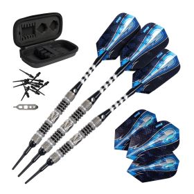 Viper Astro 80% Tungsten Soft Tip Darts Rings (Color: Black, size: 18 Grams)