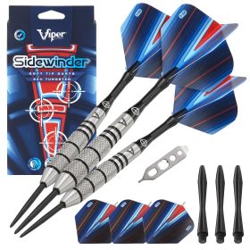 Viper Sidewinder 80% Tungsten Steel Tip Darts (Color: Black, size: 21 Grams)