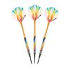 Elkadart Rainbow 90% Tungsten Soft Tip Darts Shark Fin Barrel