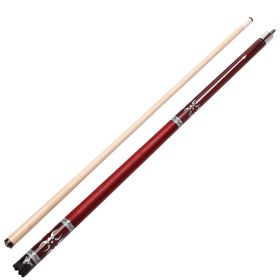 Viper Sinister Wrap Billiard/Pool Cue Stick (Color: Red, size: 21 Ounce)