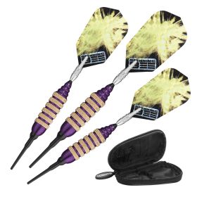 Viper Spinning Bee Soft Tip Darts (Color: Purple, size: 16 Grams)