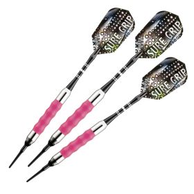 Viper Sure Grip Soft Tip Darts (Color: Pink, size: 16 Grams)