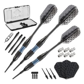 Viper Bobcat Adjustable Soft Tip Darts Rings 16-18 Grams (Color: Blue, size: 16-18 Grams)