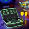 Casemaster Plazma Plus Dart Case Black with Zipper & Pocket