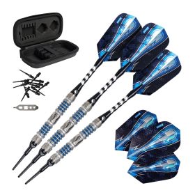 Viper Astro 80% Tungsten Soft Tip Darts Rings (Color: Blue, size: 16 Grams)