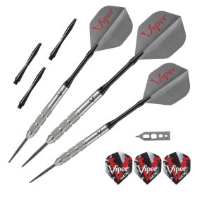 Viper V-Factor 90% Tungsten Steel Tip Darts (Color: Silver, size: 24 Grams)
